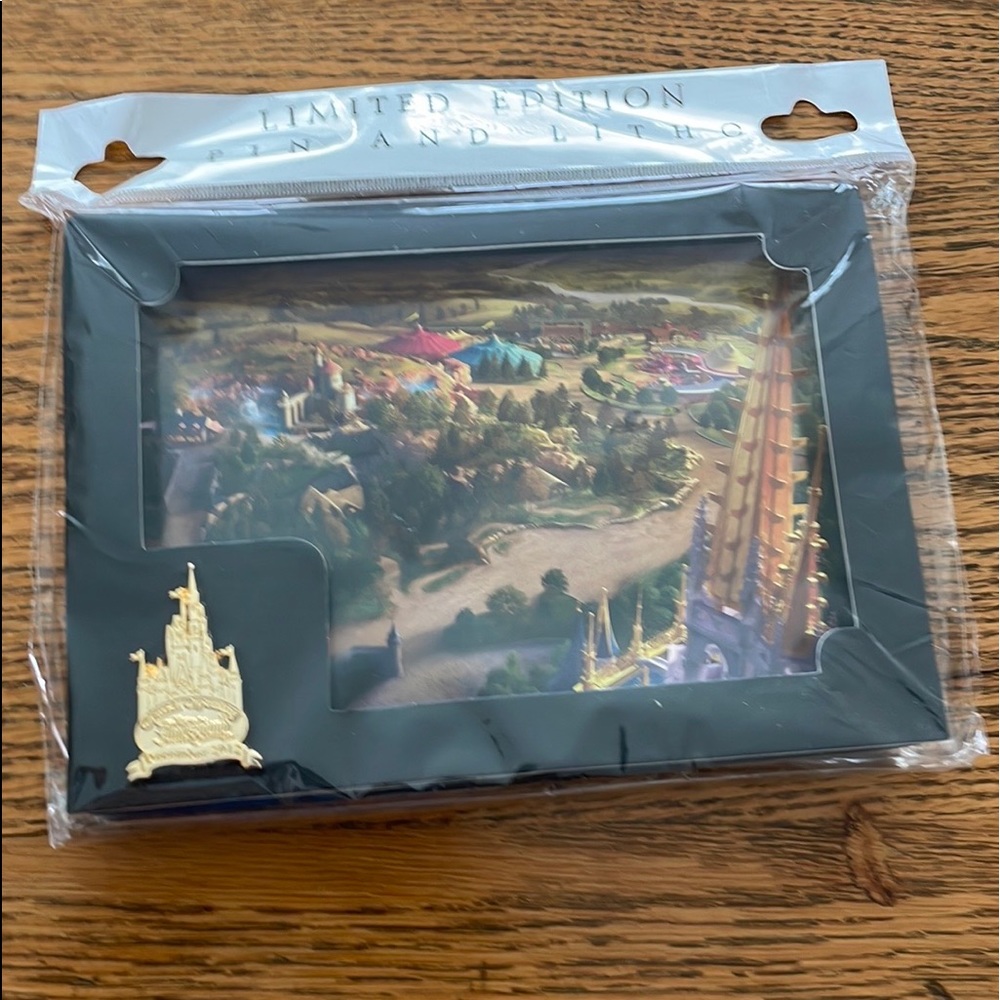 Disneys limited edition pin and litho from new Fantasyland 2012